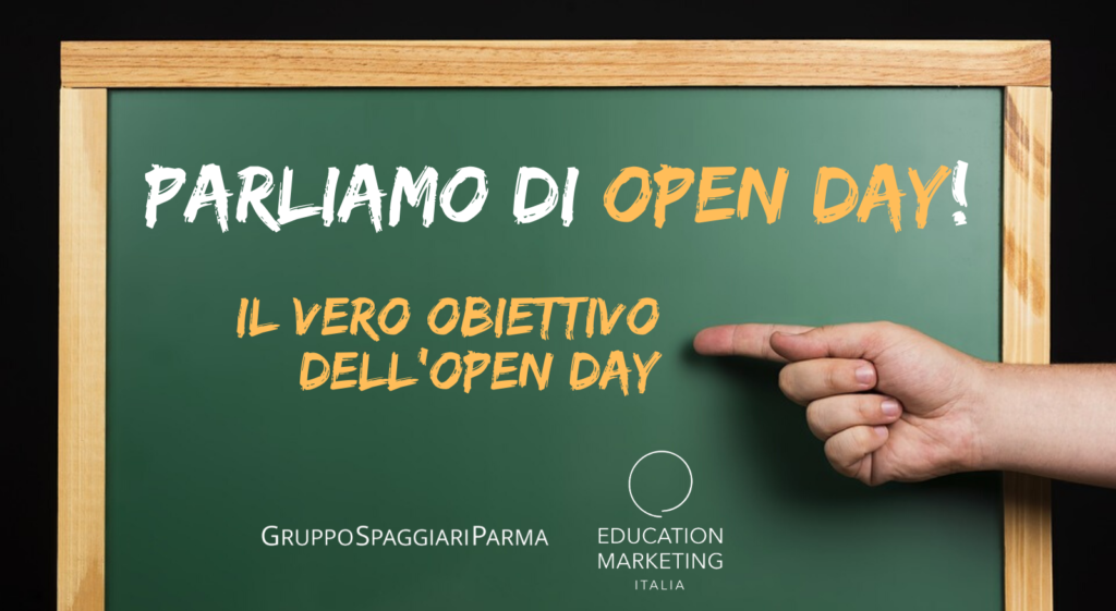 Il vero obiettivo dell'open day - VIDEOCORSO