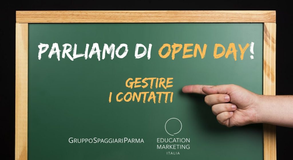 Gestire i contatti dell'open day - VIDEOCORSO