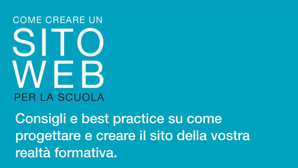 Come creare un sito web per la scuola