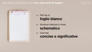 Slide Efficaci per Open Day facili da leggere (1)
