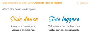 Slide Efficaci per Open Day facili da leggere (1)