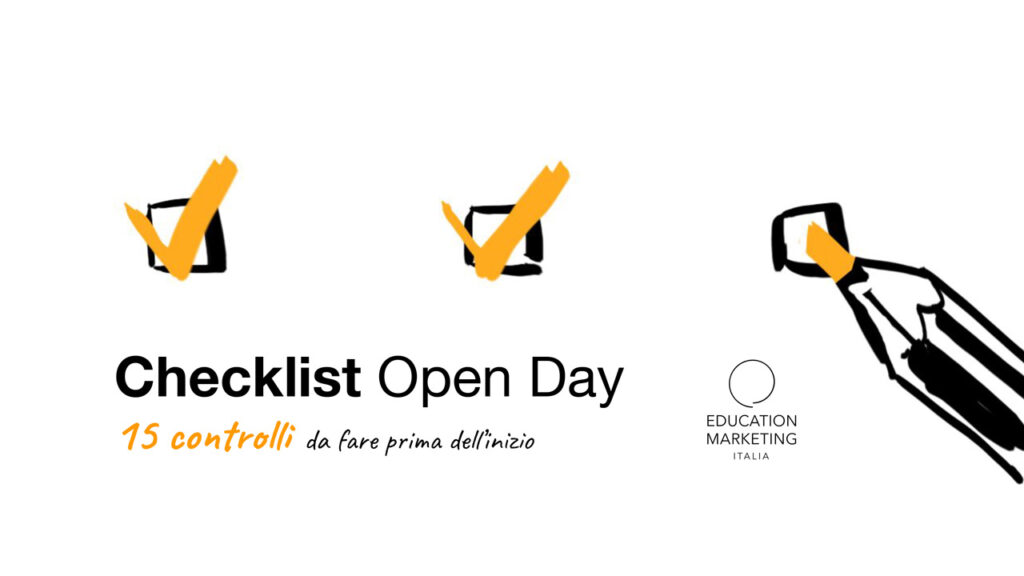 Checklist pre Open Day